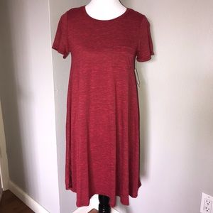 Lularoe Carly dress - red
